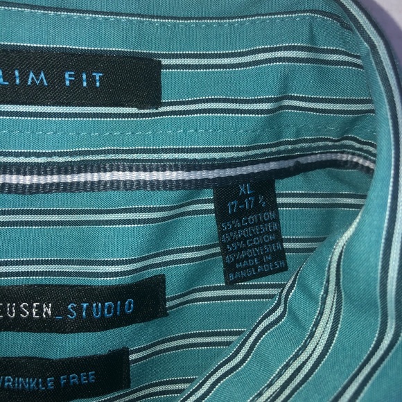 Van Heusen Studio Slim Fit Xl 17-17 1/2 Mens - Picture 3 of 4